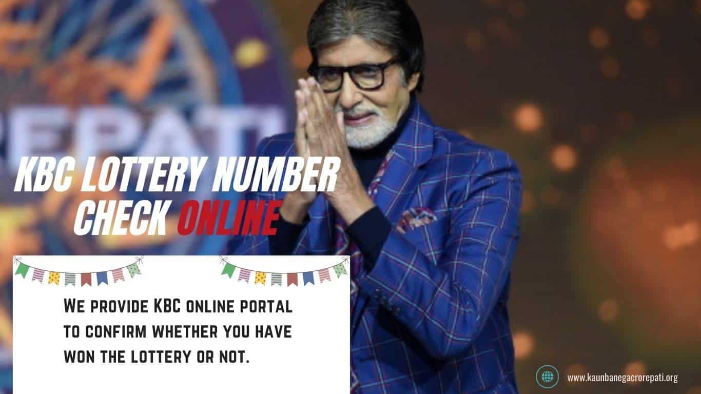 KBC Lottery Number Check Online