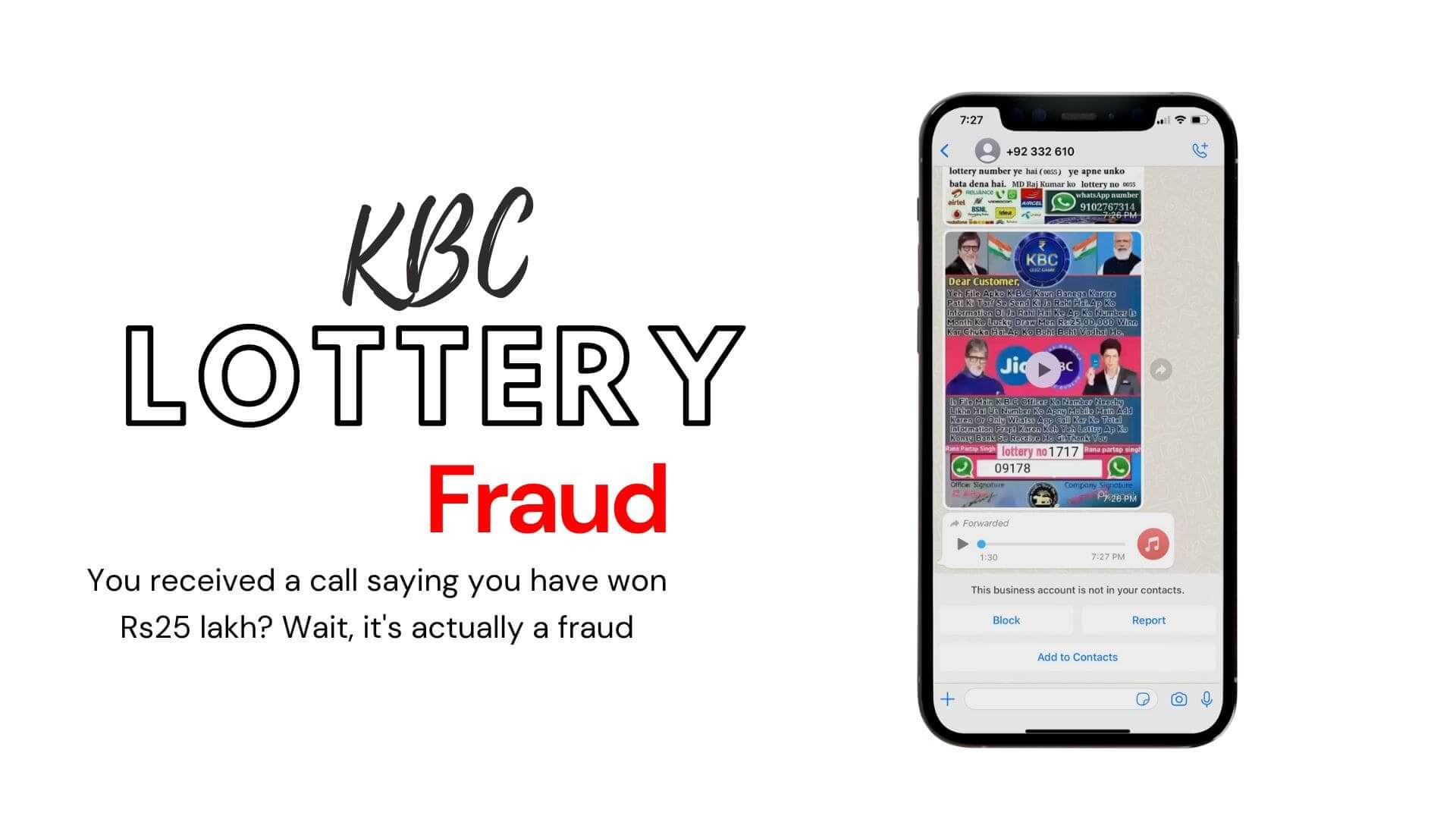 KBC Lottery Fraud