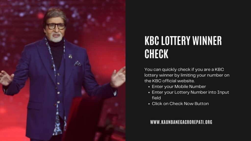 KBC Lottery Winner Check