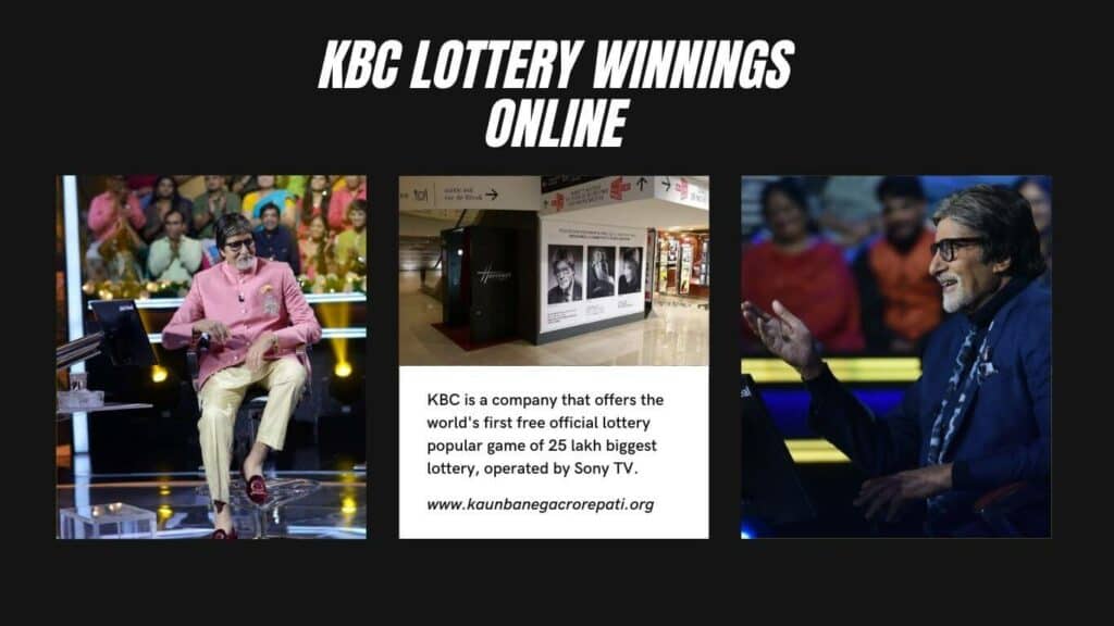 KBC Lottery Winnings online